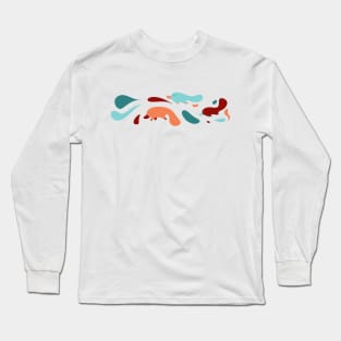 Cool and Warm Wave of Platypi Long Sleeve T-Shirt